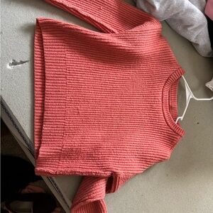 American eagle Women's Ribbed Sweater - Coral